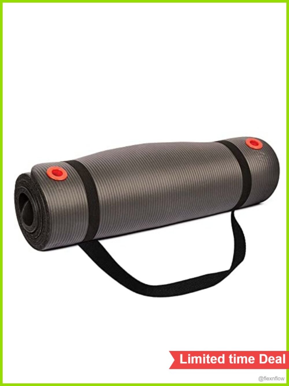 Thick High-Density Foam Exercise Mat for Yoga Pilates Stretching